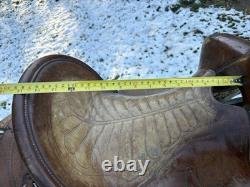 AL Furstnow, Miles City MN. 15 Old School Saddle