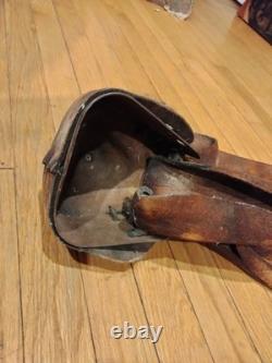 AUTHENTIC ANTIQUE 1800s MEXICAN MONTURA WORKING SADDLE VAQUERO RANCH SADDLE