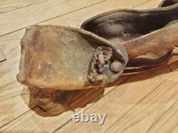 AUTHENTIC ANTIQUE 1800s MEXICAN MONTURA WORKING SADDLE VAQUERO RANCH SADDLE