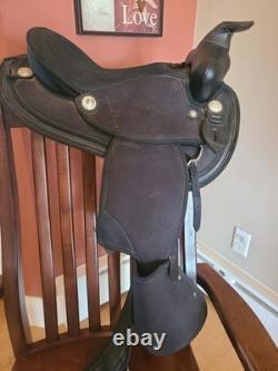 Abetta 20501-2 Pony Youth Western Horse Saddle 11 Inch Seat Size/24 Cinch