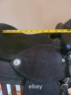 Abetta 20501-2 Pony Youth Western Horse Saddle 11 Inch Seat Size/24 Cinch