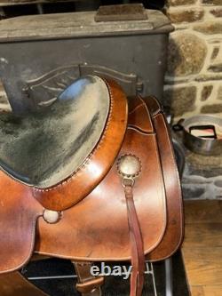 About The Horse Western Saddle 15 Inch Seat Wide Gullet