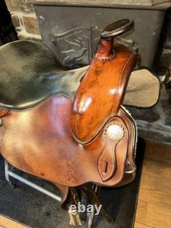 About The Horse Western Saddle 15 Inch Seat Wide Gullet