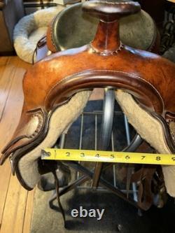 About The Horse Western Saddle 15 Inch Seat Wide Gullet