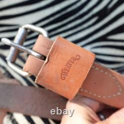 Alamo Saddlery Western Barrel 15 Saddle Zebra Hair-On Seat Tooled Conchos