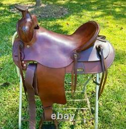 All Leather 16 Western Horse Saddle by Wofford Leather Company