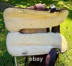 All Leather 16 Western Horse Saddle by Wofford Leather Company