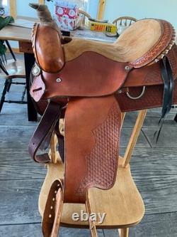 All around ranch roping trail saddle