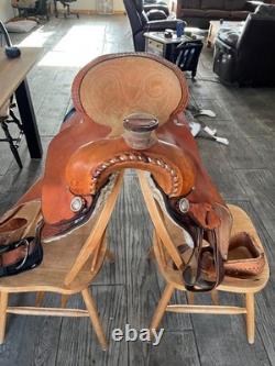 All around ranch roping trail saddle