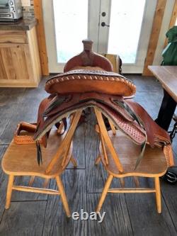 All around ranch roping trail saddle