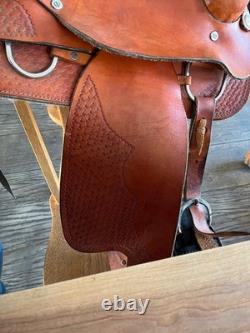 All around ranch roping trail saddle