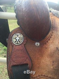 Allen ranch barrel saddle