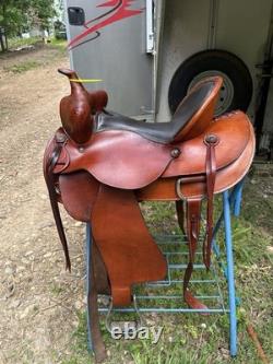 American 722 Beartrap Barrel Trail Horse Saddle 16 in
