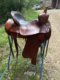 American 722 Beartrap Barrel Trail Horse Saddle 16 in