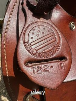 American 722 Beartrap Barrel Trail Horse Saddle 16 in