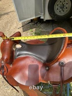 American 722 Beartrap Barrel Trail Horse Saddle 16 in