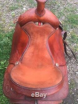 American Made Western Trail Saddle 17 Full Bar