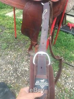 American Made Western Trail Saddle 17 Full Bar