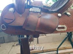 American Saddlery 16 All Around Western Barrel Racing Saddle VGC