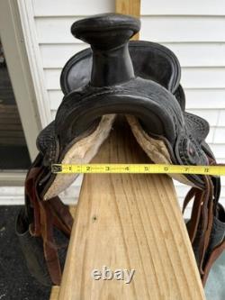 American Saddlery Little Britches Pony Black Leather saddle