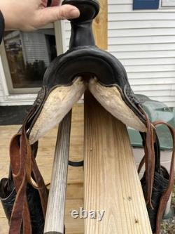 American Saddlery Little Britches Pony Black Leather saddle