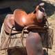 Antique 1920's Lichtenberger-ferguson Saddle & Blanket (14 X 24) Made In L. A