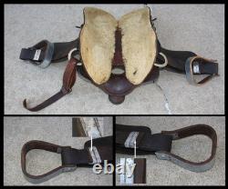 Antique Ben Varga 15 Western Saddle Tooled Leather San Antonio, TX North & Judd