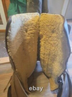Antique Harpham Brothers 14 saddle collectable western riding vintage cowboy