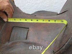 Antique High Back Mexican Western Saddle c. 1900