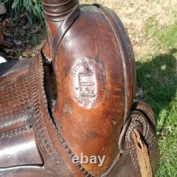 Antique John Clark & Son Portland Leather Saddle Over 100 Years Old Real Nice