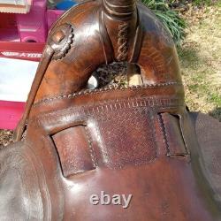 Antique John Clark & Son Portland Leather Saddle Over 100 Years Old Real Nice