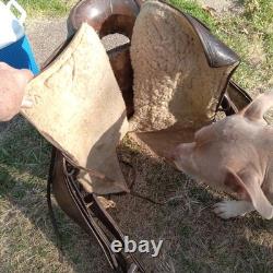Antique John Clark & Son Portland Leather Saddle Over 100 Years Old Real Nice