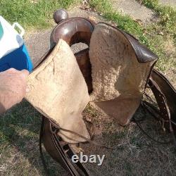 Antique John Clark & Son Portland Leather Saddle Over 100 Years Old Real Nice