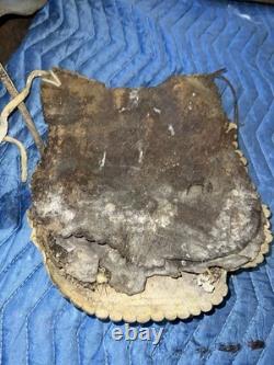 Antique Mexican Charro Saddle Tree With Original Pieces Of Leather & Stirrups