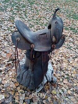 Antique Old Western Horse Saddle