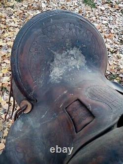 Antique Old Western Horse Saddle