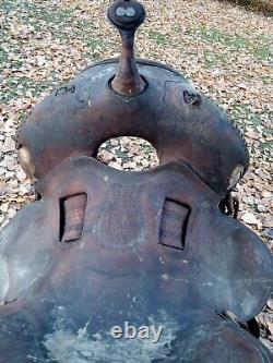 Antique Old Western Horse Saddle