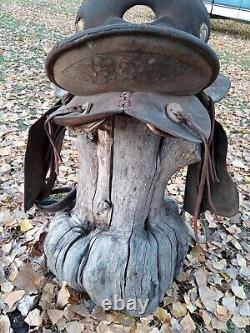 Antique Old Western Horse Saddle