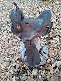 Antique Old Western Horse Saddle