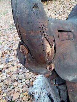 Antique Old Western Horse Saddle