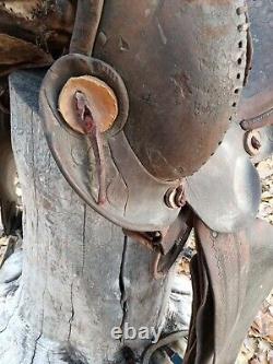 Antique Old Western Horse Saddle