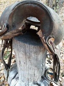 Antique Old Western Horse Saddle