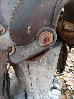 Antique Old Western Horse Saddle