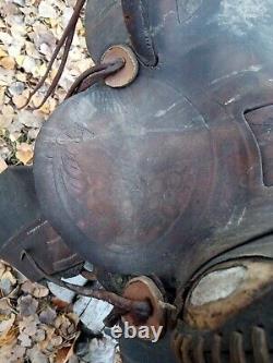 Antique Old Western Horse Saddle