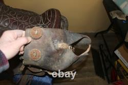 Antique Ornate Vintage Tooled Leather Horse Saddle Cowboy Western Decor