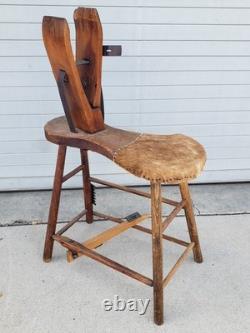 Antique Saddle Maker's Stand /Horse / Harness Leather Stitching Horse