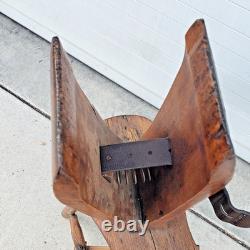 Antique Saddle Maker's Stand /Horse / Harness Leather Stitching Horse