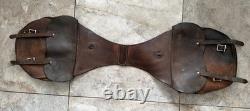 Antique US Forest Service Leather Saddle Bags Early 1900's McClellan Style RARE