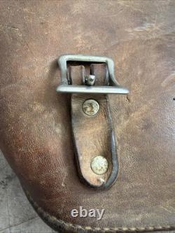 Antique US Forest Service Leather Saddle Bags Early 1900's McClellan Style RARE