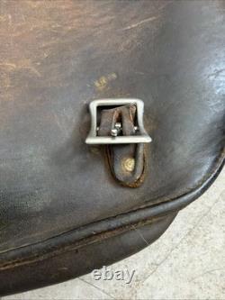 Antique US Forest Service Leather Saddle Bags Early 1900's McClellan Style RARE